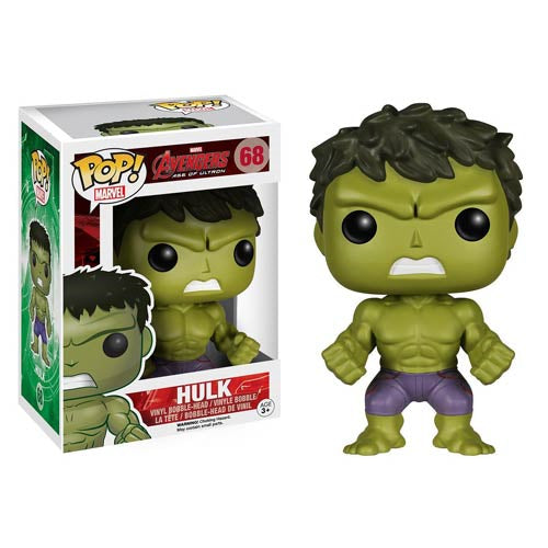 Avengers Age of Ultron Hulk Funko Pop! Vinyl Bobble Head Figure #68
