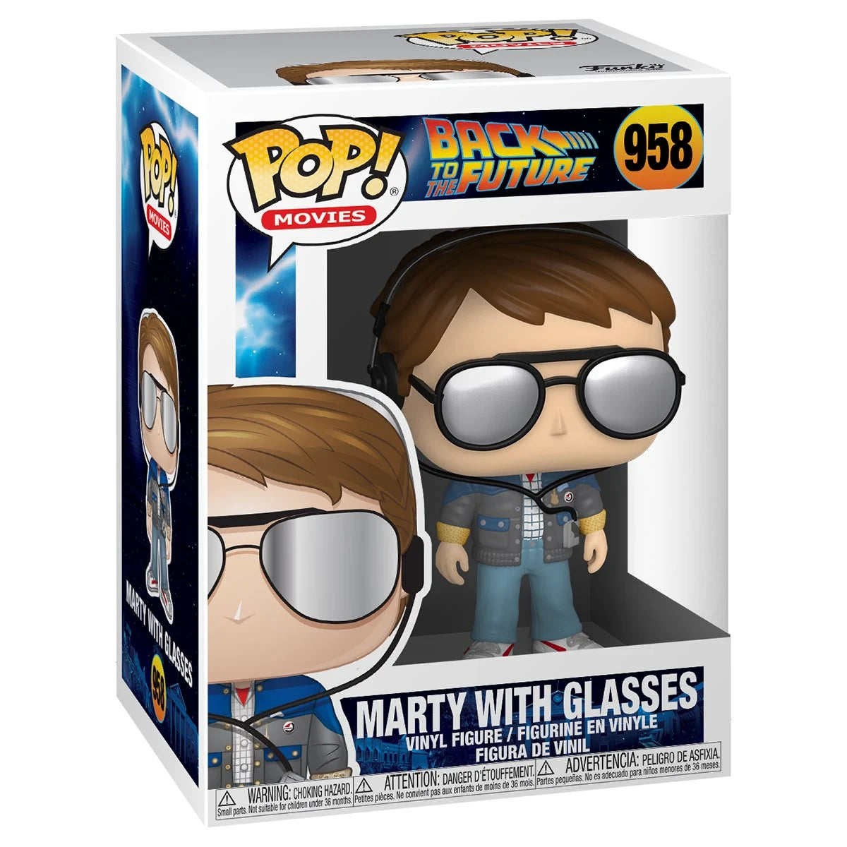 Back to the Future Marty with Glasses Funko Pop! Vinyl Figure #958