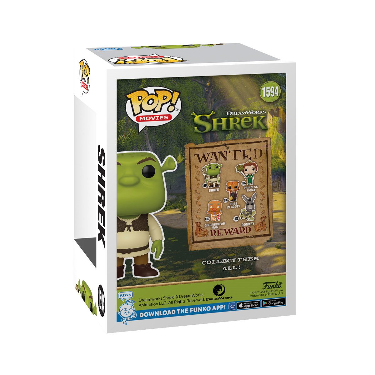 Shrek DreamWorks 30th Anniversary Shrek with Snake Balloon Funko Pop! Vinyl Figure #1594
