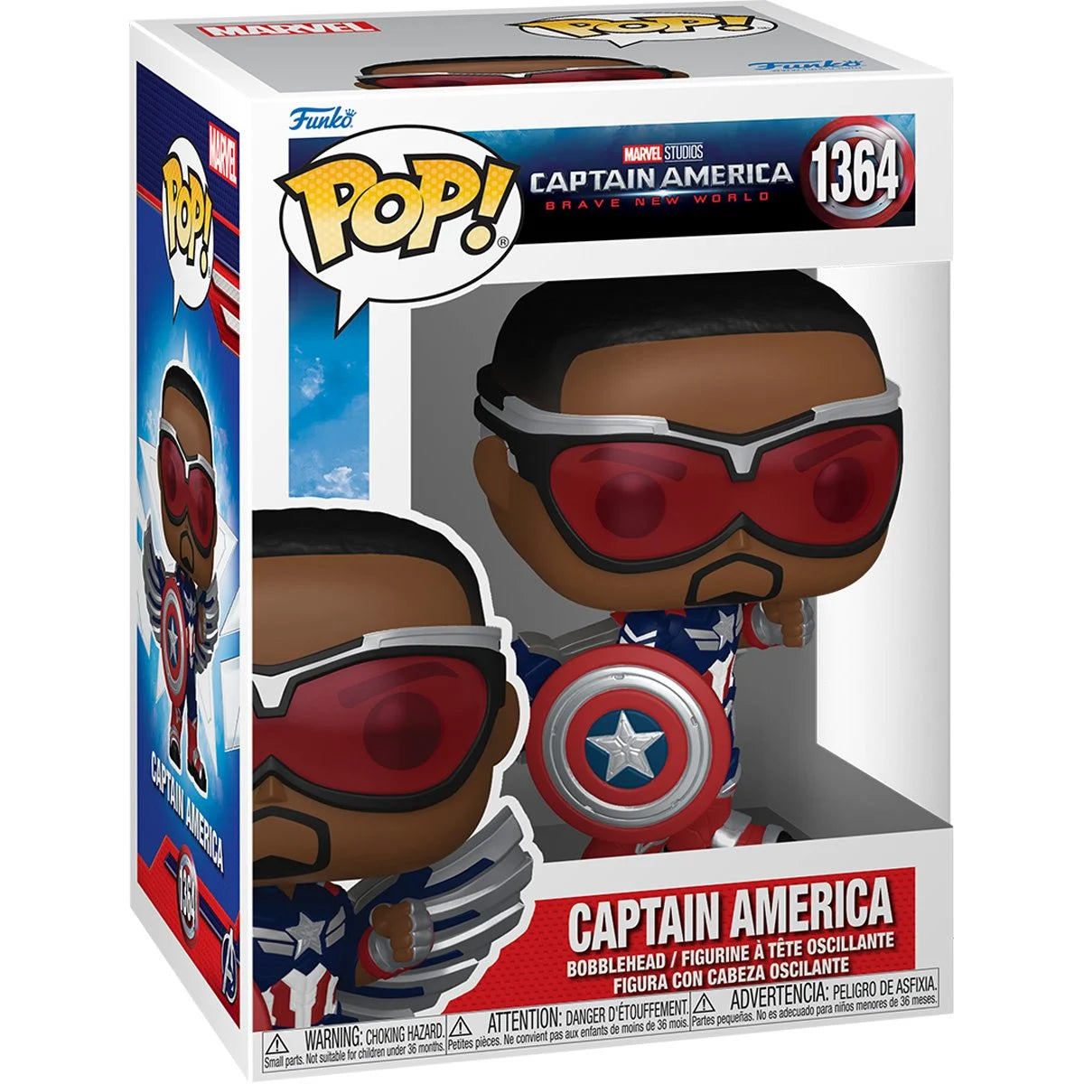Captain America: Brave New World Captain America Funko Pop! Vinyl Figure #1364