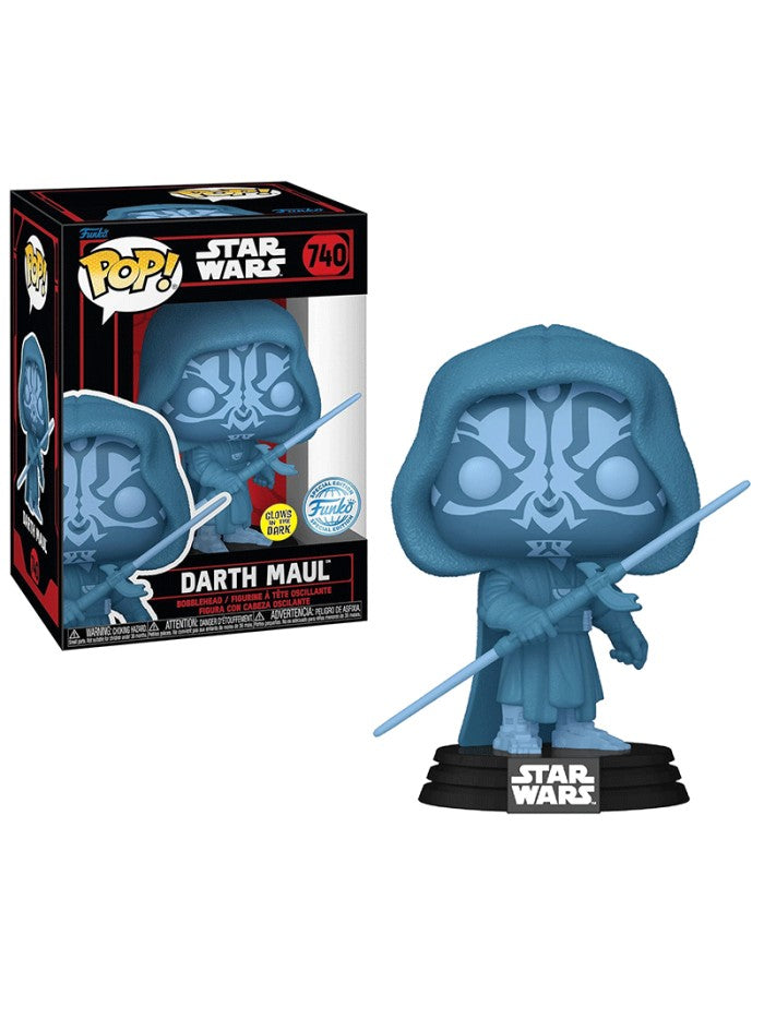 Funko Pop Star Wars Darth Maul Darkside (Holo) Glow in the Dark 740