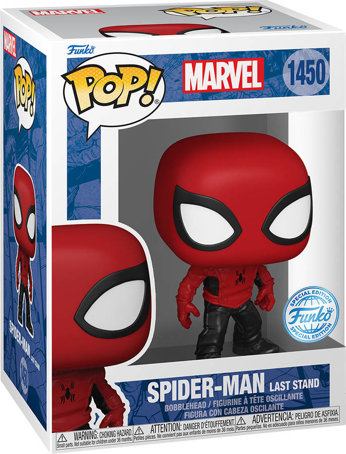 Funko Pop! Figura Vinilo Exclusiva Marvel: Spider-Man (Last Stand)