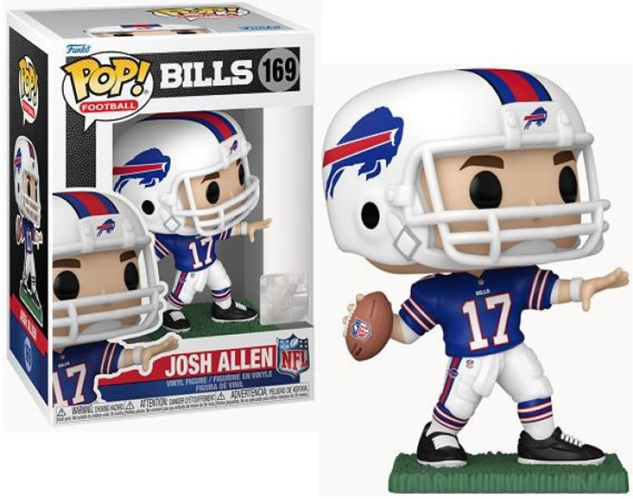 Josh Allen (Buffalo Bills) (Away Jersey) Funko Pop! NFL Series #169