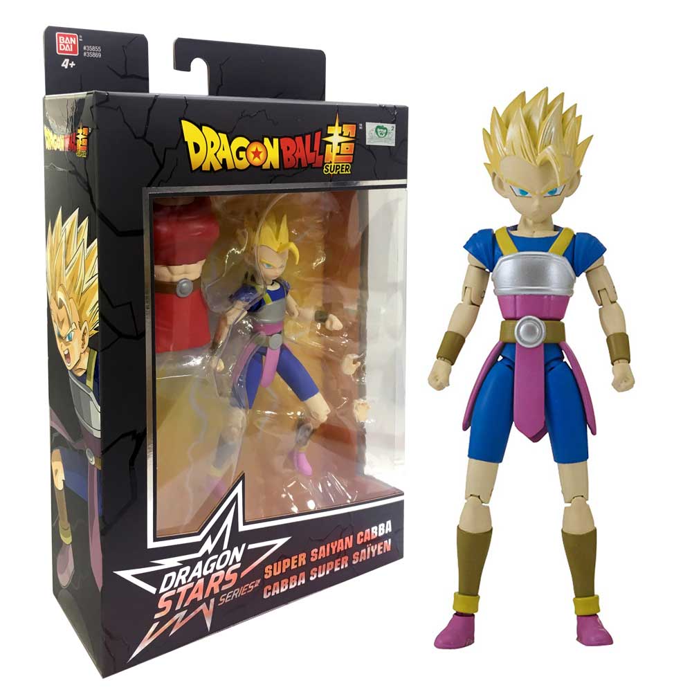 BANDAI Dragon Ball Dragon Stars Saiyan Cabba Action Figure