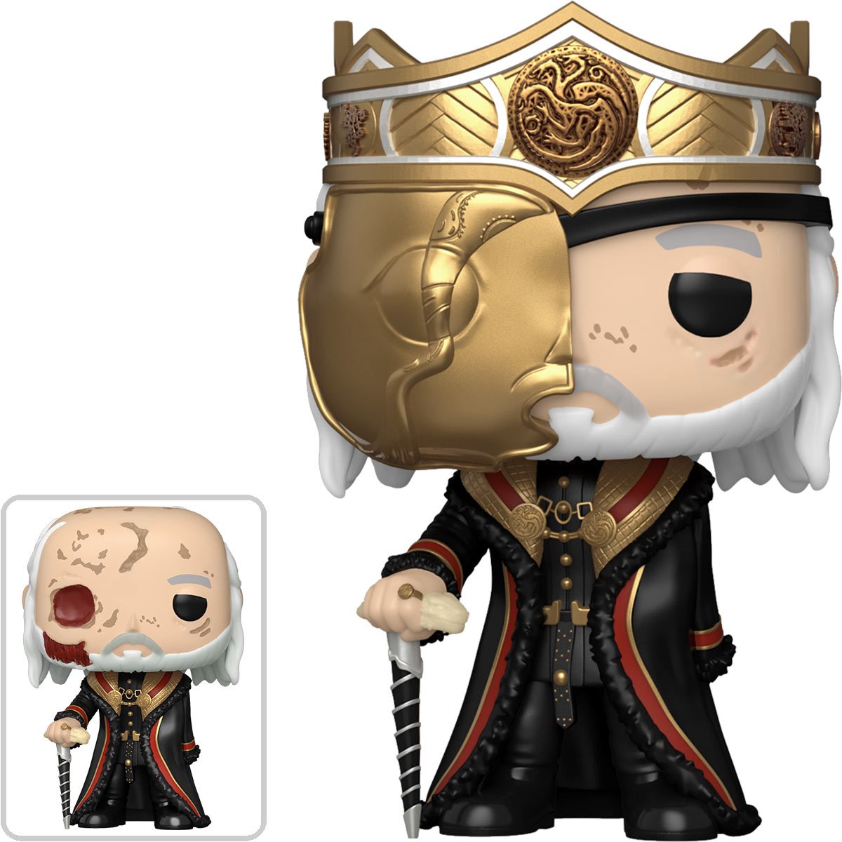 House of the Dragon Viserys Targaryen with Mask Funko Pop! Vinyl Figure #15