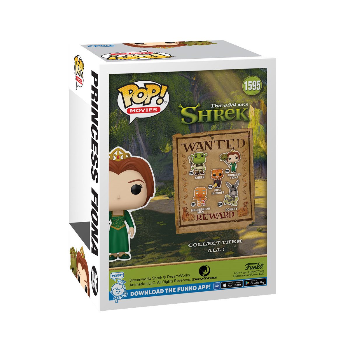 Shrek DreamWorks 30th Anniversary Fiona with Frog Balloon Funko Pop! Vinyl Figure #1595