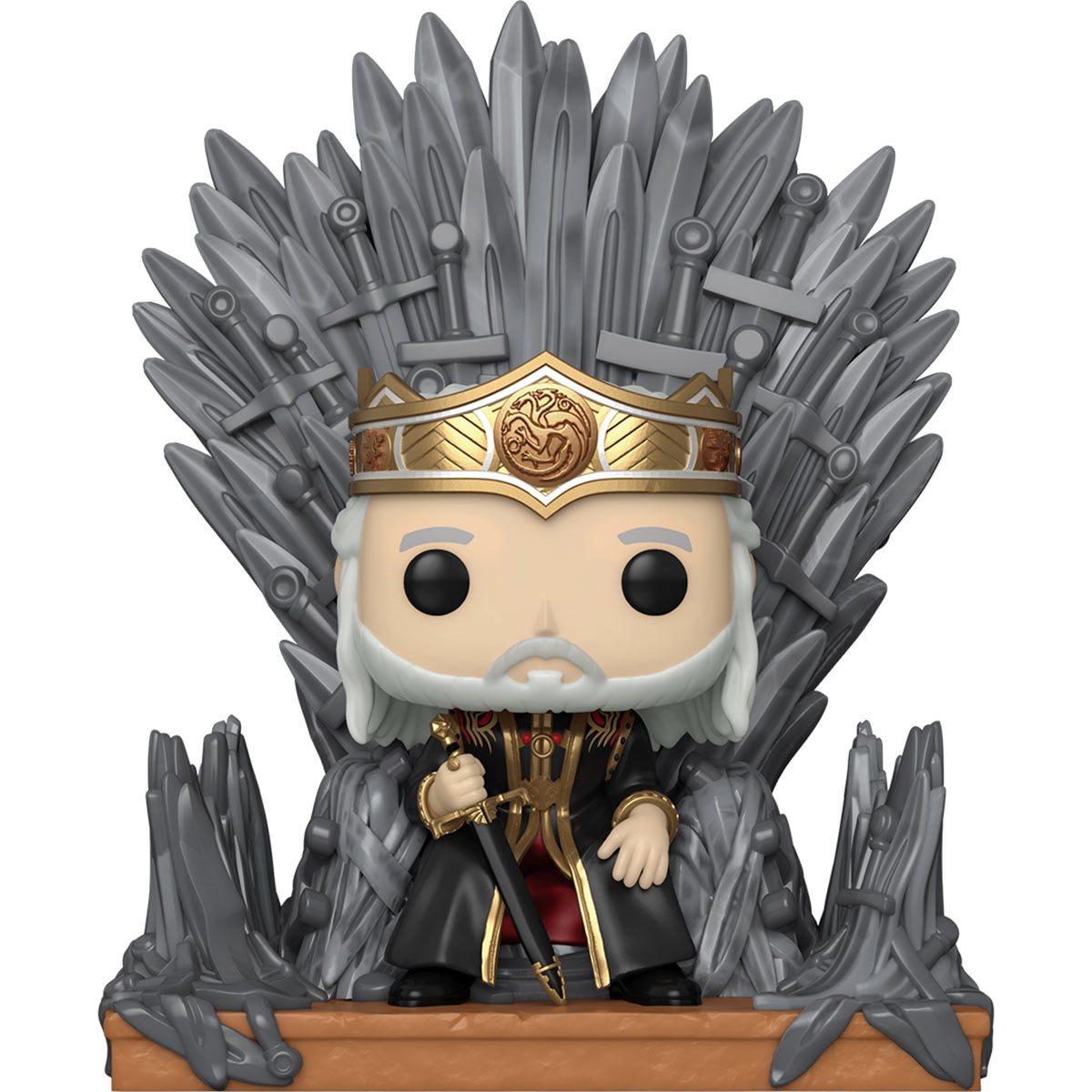 House of the Dragon Viserys on the Iron Throne Deluxe Funko Pop! Vinyl Figure #12