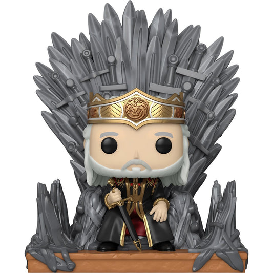 House of the Dragon Viserys on the Iron Throne Deluxe Funko Pop! Vinyl Figure #12
