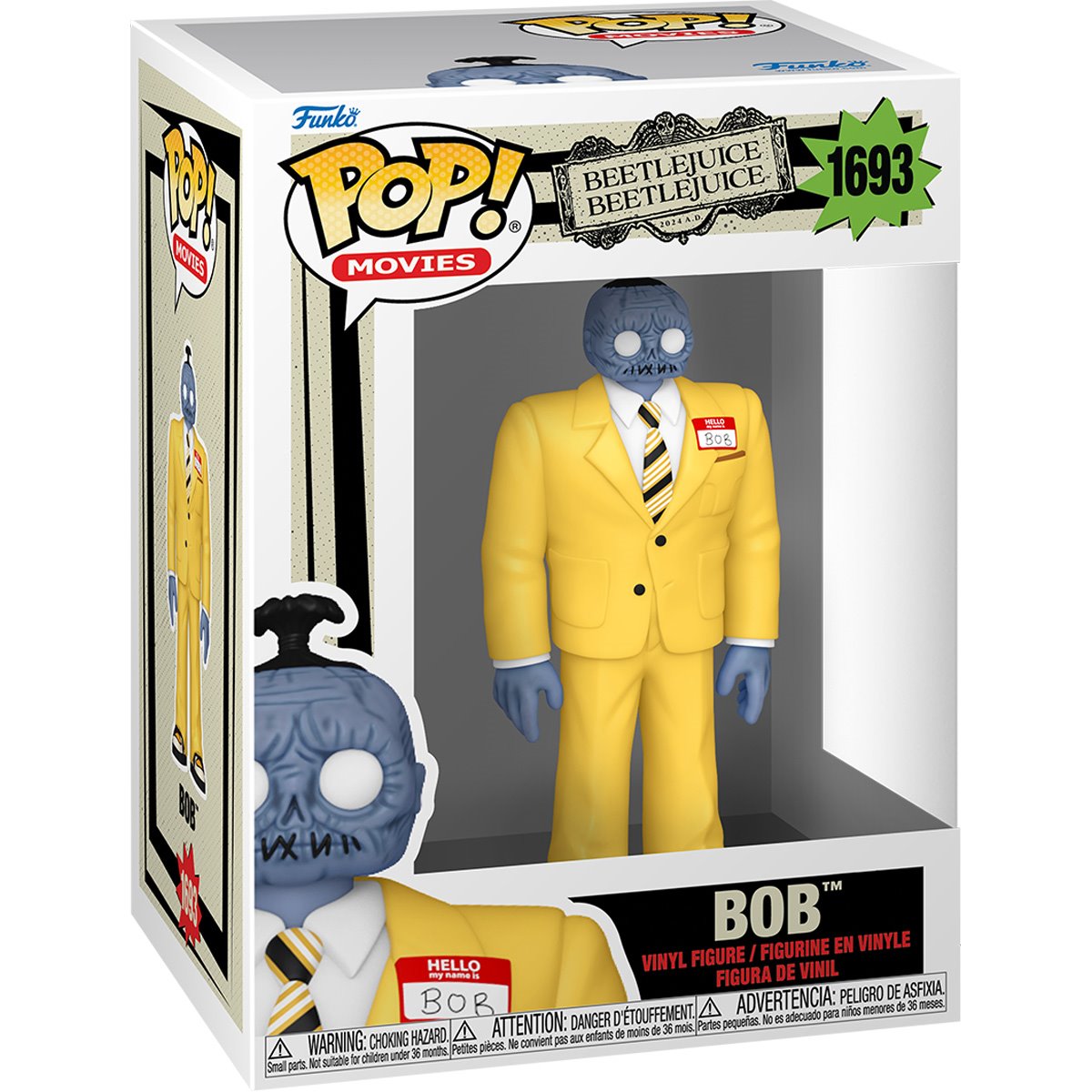 Beetlejuice 2 Bob Yellow Suit Funko Pop! Vinyl Figure #1693
