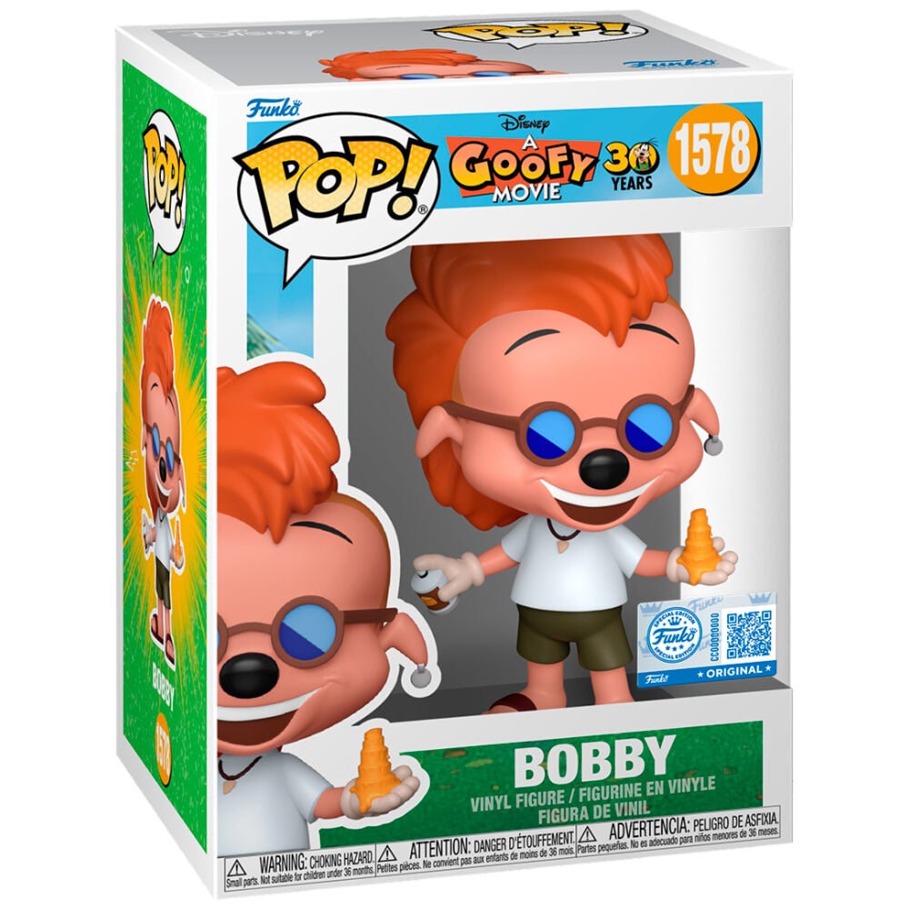 A GOOFY MOVIE  # 1578  -  POP! VINYL FIGURE OF BOBBY - 30TH ANNIVERSARY