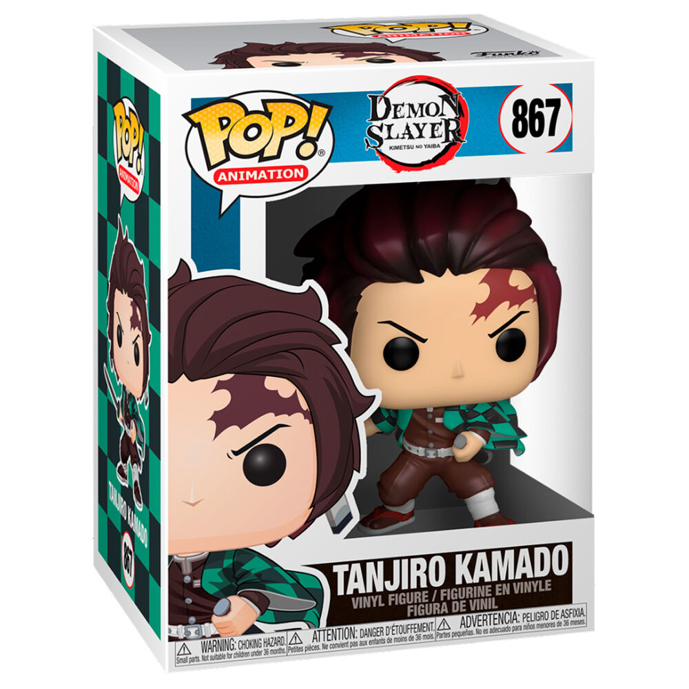 DEMON SLAYER  # 867  -  POP! VINYL FIGURE TANJIRO KAMADO (4 INCH) - LIMIT OF 1 PER CUSTOMER