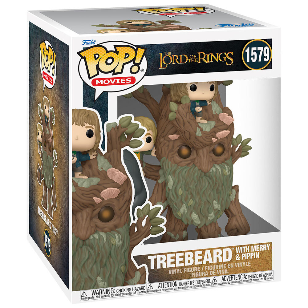 THE LORD OF THE RINGS  # 1579  -  POP! VINYL FIGURE OF TREEBEARD WITH MERRY & PIPPIN