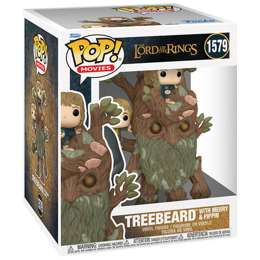 THE LORD OF THE RINGS  # 1579  -  POP! VINYL FIGURE OF TREEBEARD WITH MERRY & PIPPIN