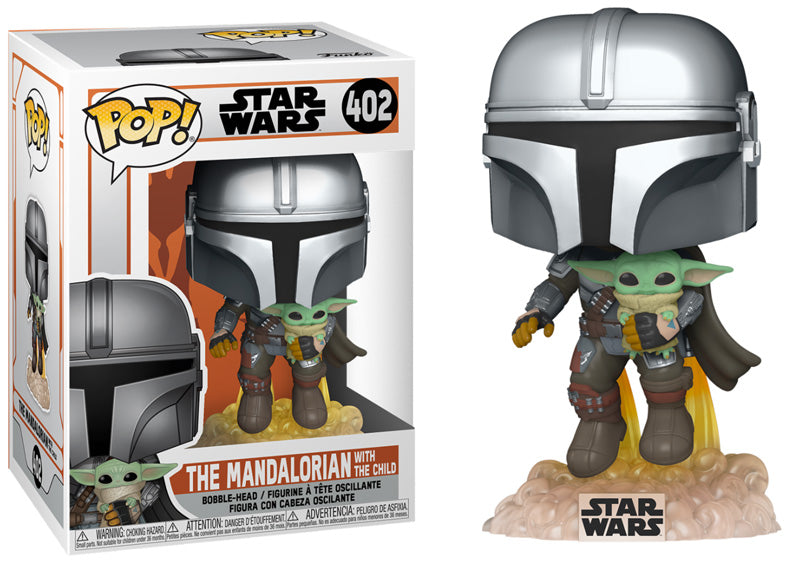 STAR WARS  -  THE MANDALORIAN  # 402  -  POP! VINYL FIGURE OF THE MANDALORIAN WITH THE CHILD