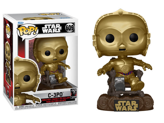 STAR WARS  # 609  -  POP! VINYL FIGURE OF C-3PO IN CHAIR
