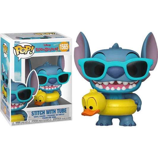 FUNKO POP Stitch con Flotador 1565 - Lilo y Stitch