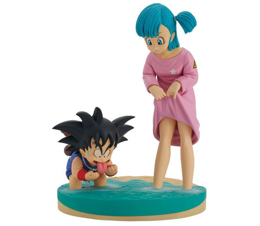 Son Goku and Bulma (Dragon History) Ichibansho Figure
